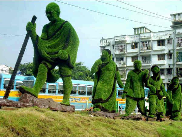 કલકત્તામાં મહાત્મા ગાંધી