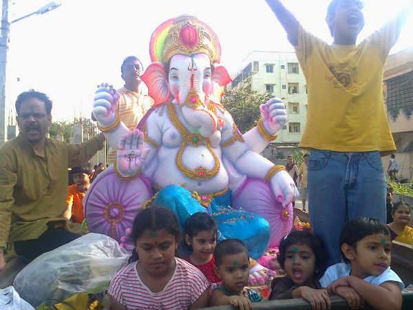 ગણપતિ સાથે ફોટો