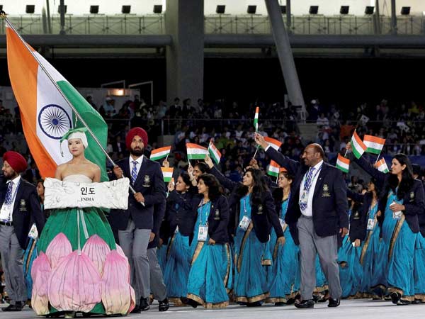 ભારતીય રમતવીરોનું માર્ચ