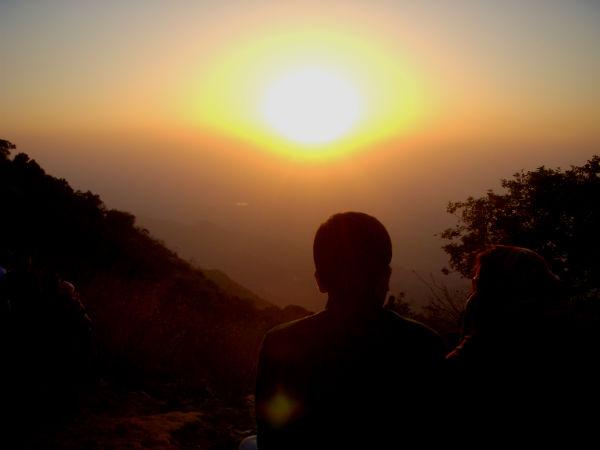 માઉંટ આબુમાં સનસેટ