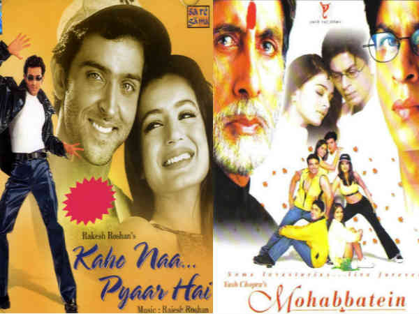 કહો ના પ્યાર હૈ અને મોહબ્બતેં (2000)