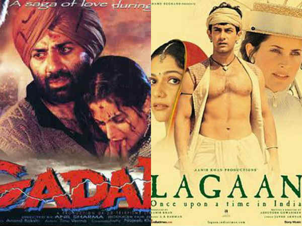 ગદર એક પ્રેમ કથા અને લગાન (2001)