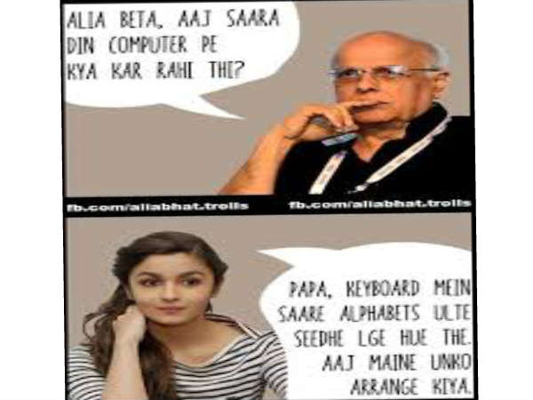આલિયા ભટ્ટ અંગેના જોક્સ વાંચો અને ખડખડાટ હસો
