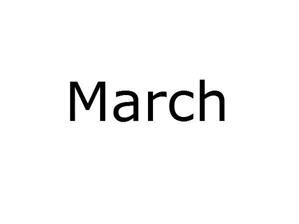 માર્ચ: