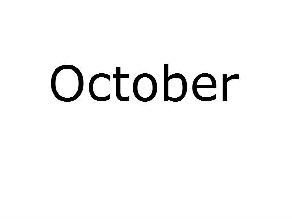 ઑક્ટોબર: