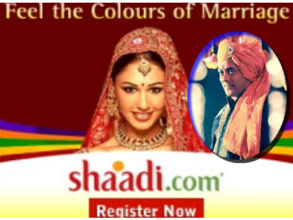 સલમાનની શાદી.કૉમ પર નોંધણી