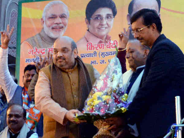 અમિત શાહ આદર્શ નગરમાં