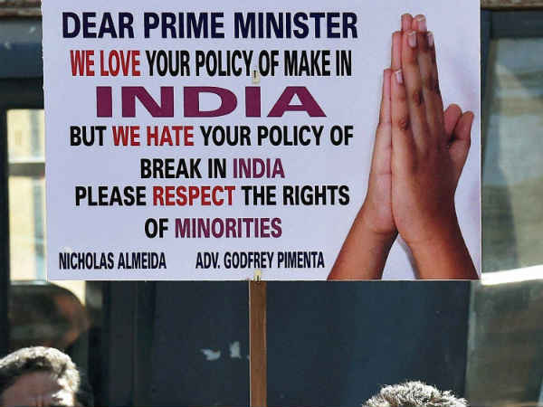 ખ્રીસ્તીઓના દેખાવો