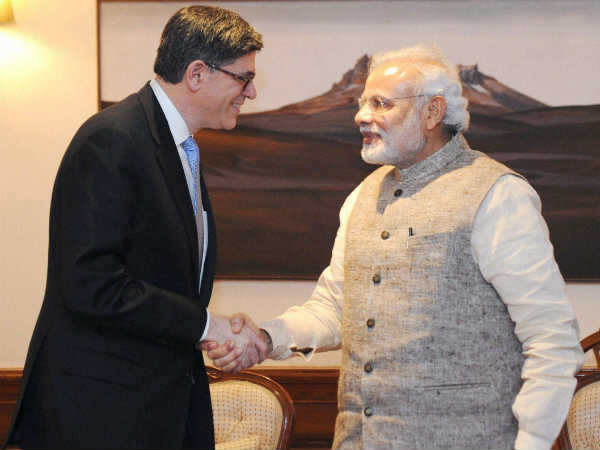 અમેરિકાના નાણાં સચિવ મોદીની મુલાકાતે