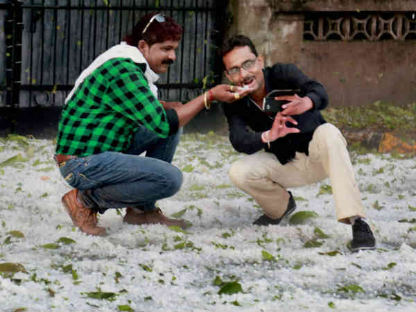 ઉત્તર ગુજરાતમાં કરા સાથે કમોસમી વરસાદ