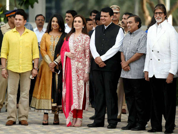 જીયો ગાર્ડનનું ઉદ્ધાટન, સચિનથી લઇને અમિતાભ રહ્યા હાજર
