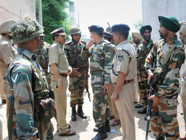 સેના અને પંજાબ પોલિસ