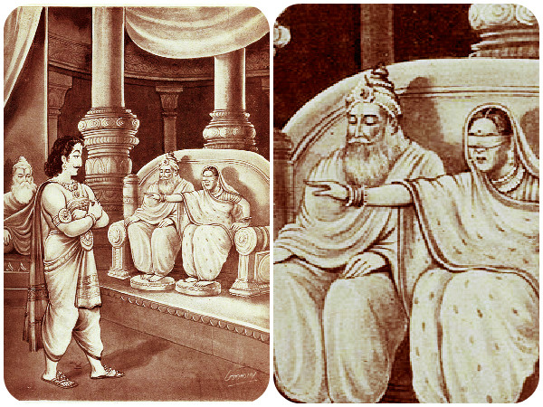 ધૃતરાષ્ટ્ર અને ગાંધારી