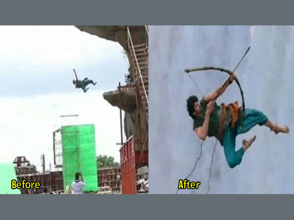 બાહુબલીનું શૂટિંગ