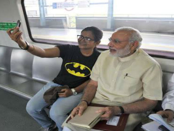 PMની મેટ્રો સફર:
