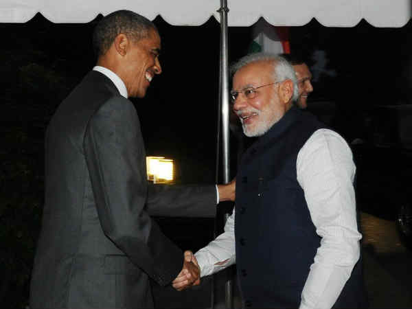 ઓબામાએ જાતે મોદીને આવકાર્યા