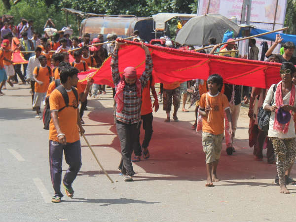 1500 ફૂટની ધજા