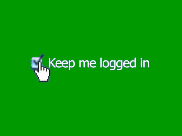 Keep me logged in