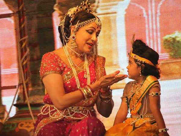 જ્યારે હેમા માલિની બની યશોદા માતા