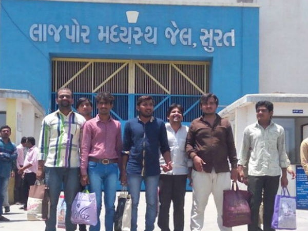 જેલભરો આંદોલનમાં જેલમાં ગયેલા 19 પાટીદાર યુવકોને મુક્ત કરાયા