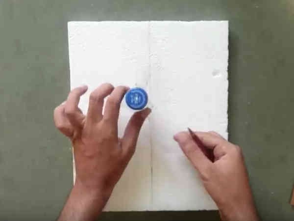 ફેનનો આકાર કાપો