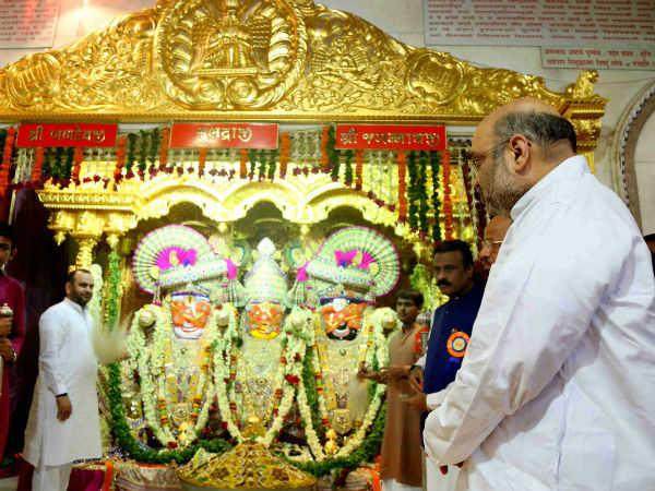 અમિત શાહ, મંગળા આરતી