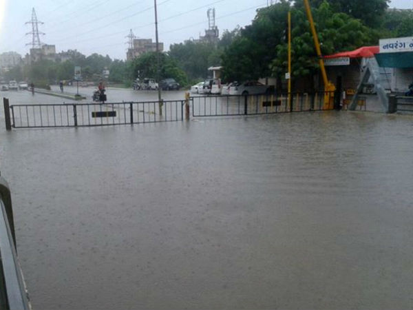લો પ્રેશર કારણે વરસાદ