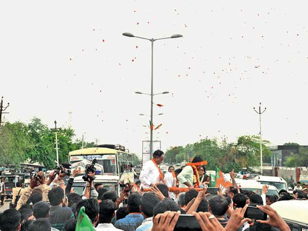 કેન્દ્રીય મંત્રીમંડળમાં સ્થાન મળ્યા બાદ પહેલીવાર મનસુખભાઇ ભાવનગરમાં