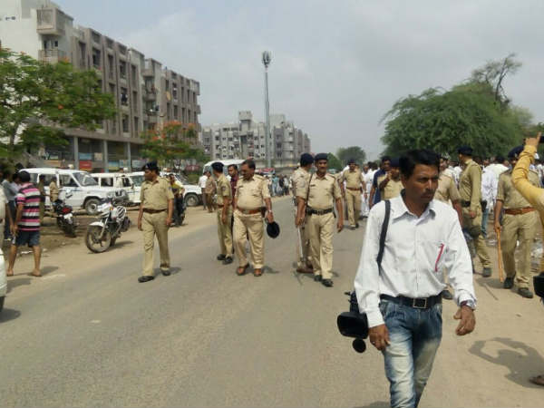 પોલિસનો ચાંપતો બંદોવસ્ત