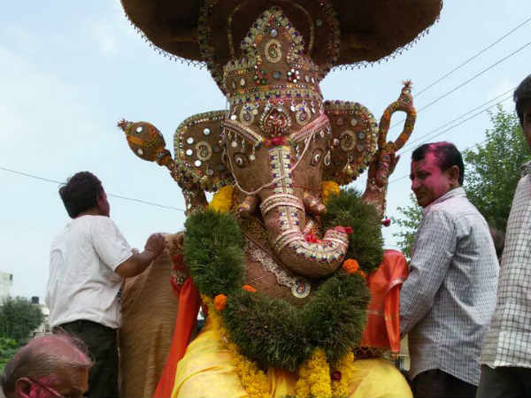 પાલનપુરના ઇકો ફ્રેન્ડલી ગણેશ