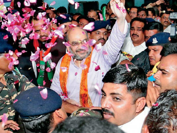 ચાર મિનિટ બોલ્યા અમિત શાહ