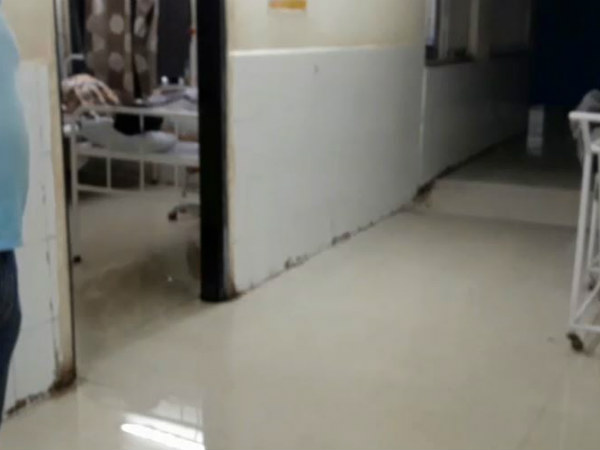 જેતપુર સિવિલમાં વોર્ડમાં ભરાયા પાણી