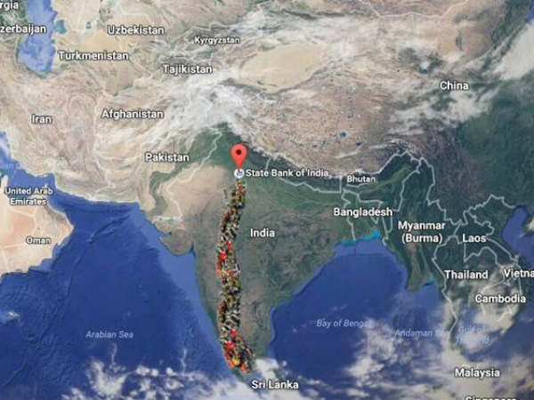 નોટબંધી બાદ નાસાથી કેવો દેખાઇ રહ્યો છે ભારત દેશ, તમે પણ જુઓ
