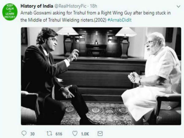 ત્રિશૂળધારીઓને શોધી રહ્યા છે અરનબ?