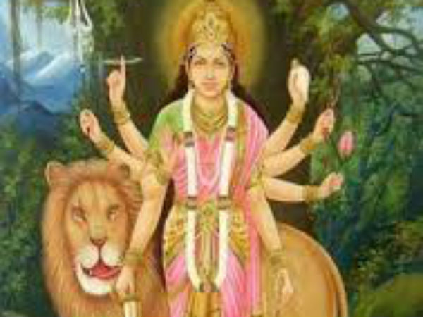 અંબાનું વાહન સિંહ