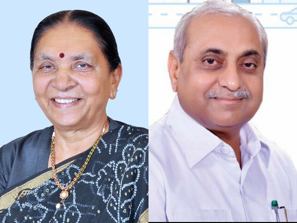 આનંદીબેન અને નિતિનભાઇ