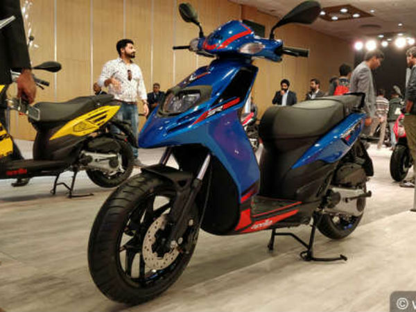 SR125 સ્કુટરમાં વેસ્પા125 એન્જીન