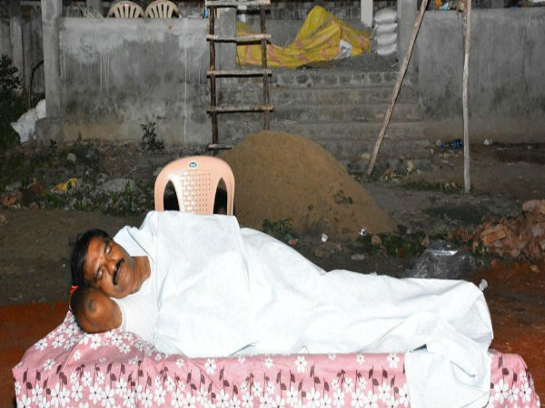 વિધાયક સ્મશાનમાં રોકાયા