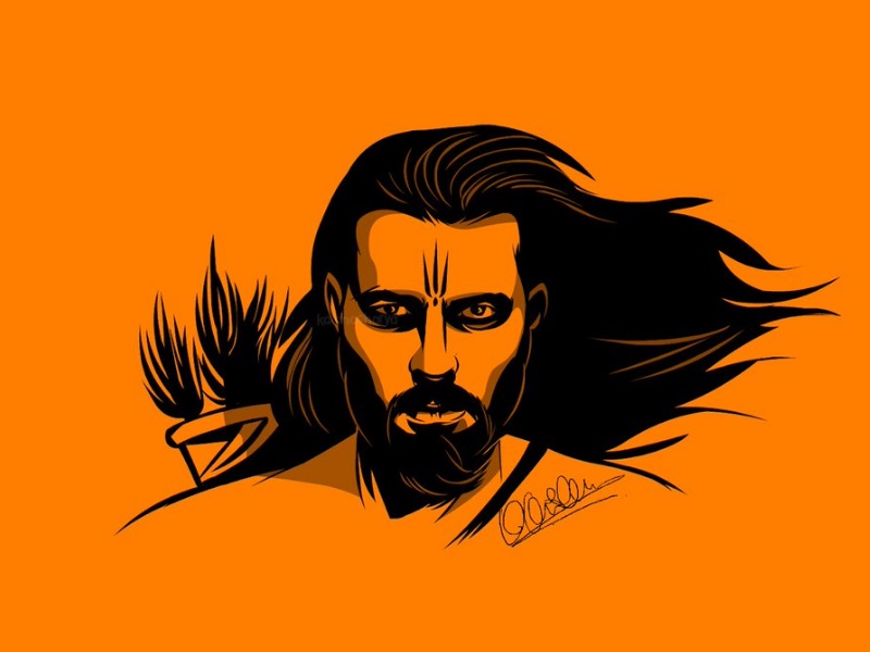 પ્રથમ વખત બની દાઢી વાળા રામની તસ્વીર
