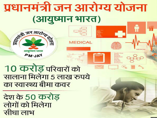 પ્રધાનમંત્રી જન આરોગ્ય યોજનાથી 50 કરોડ લોકોને લાભ