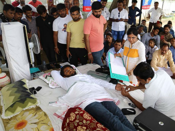 પારણાં કરશે કે નહીં તે સ્પષ્ટ નથી થયું
