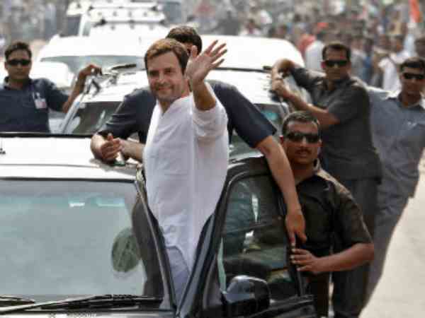 રાહુલ ગાંધીના કાફલાના દરેક રુટ પર પોલીસ હાજર