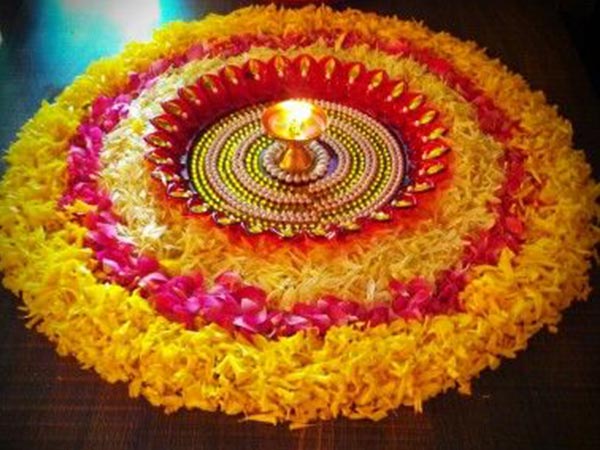 રેડિમેડ રંગોળી સ્ટિકર