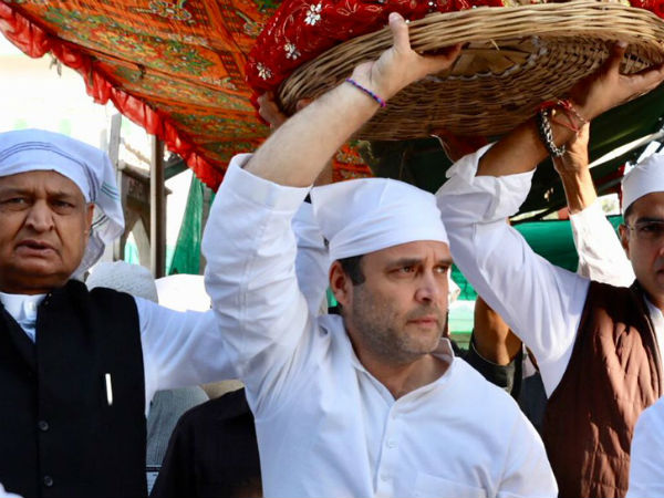 રાહુલ ગાંધીએ અજમેર દરગાહમાં ચાદર ચઢાવી