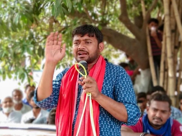 ખુલી જીપમાં નામાંકન કરવા પહોંચ્યો કન્હૈયા
