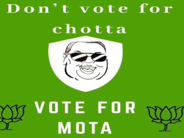 ફેસબુક પર 'મોટા' ને વોટ આપવાની અપીલ