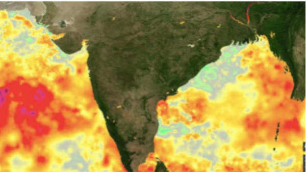 ભારતીય મહાસાગર પર તોફાન