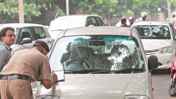 ચાલાનના પૈસા લઇને ભાગ્યો ડ્રાઇવર