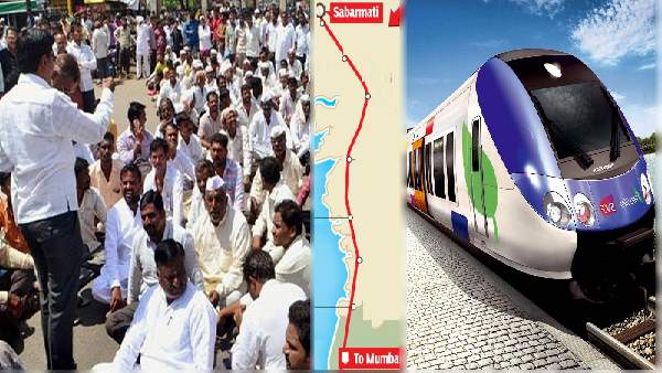 બુલેટ ટ્રેન રૂટ પર ચાર મોટા નિર્માણ કાર્ય
