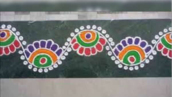બૉર્ડર રંગોળી